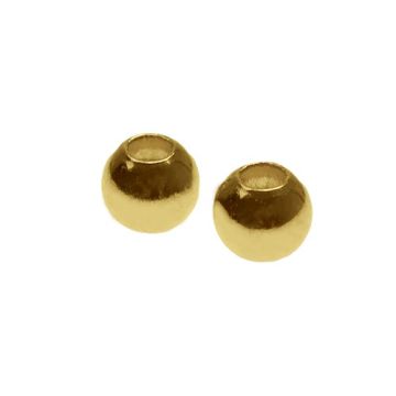 Kulka złota 3 mm, złoto 585