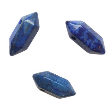Kamień naturalny Lapis Lazuli - grot, sopel, amulet - mały 20x9 mm 
