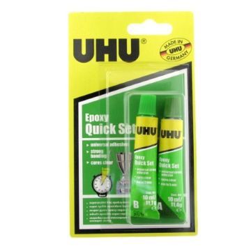 UHU Plus - Epoxy Quick Set - klej 5-minutowy 2x10 ml