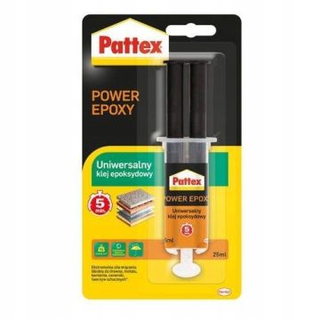PATTEX POWER EPOXY mocny klej epoksydowy, dwuskładnikowy - 25 ml