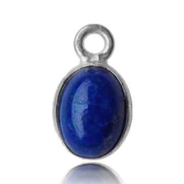 Zawieszka z kamieniem naturalnym - lapis lazuli, srebro 925 KNO-LAPISLAZULI