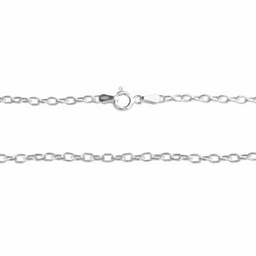 Łańcuszek srebrny - splot anker pusty, próba 925 ANKERPUSTY60N - 45 cm