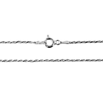 Łańcuszek srebrny - splot corda, próba 925 CD030N_50 cm