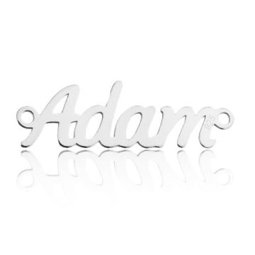 Zawieszka / Łącznik Imię Adam, srebro 925 BL ADAM - 0,4 mm