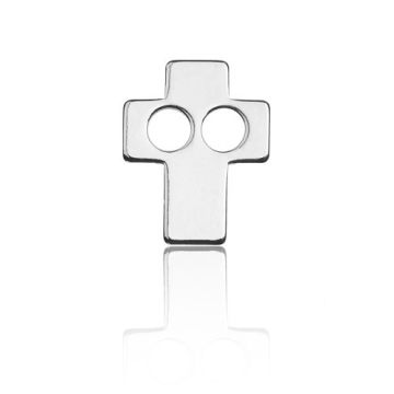 Mała Blaszka Celebrytka Krzyż, srebro 925 BL 454 - 0,4 mm