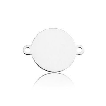 Łącznik do grawerowania okrągły, srebro 925 BL 650 - 0,8 mm