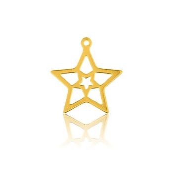 Ażurowa Gwiazda, złoto próba 585