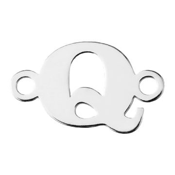 Connector Letter Q Silver 925 CMBL Q - 0,8 mm