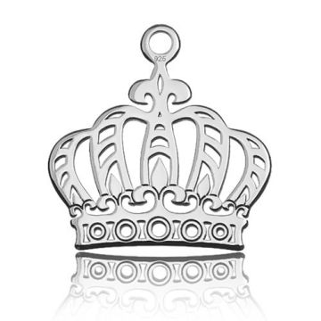 Charm Crown Open-Work Silver 925 BL 344 - 0,4 mm