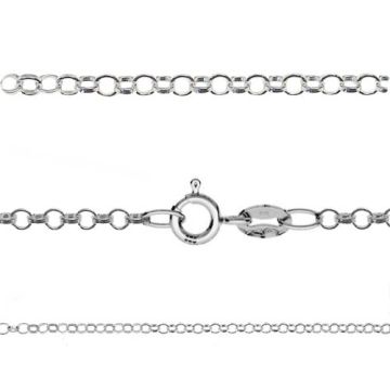 Łańcuszek srebrny próba 925 R000 - 45 CM Łańcuszek srebrny próba 925 R000 - 45 CM