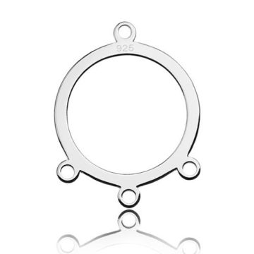 Earrings finding Circle Silver 925 BL 329 - 0,8 mm