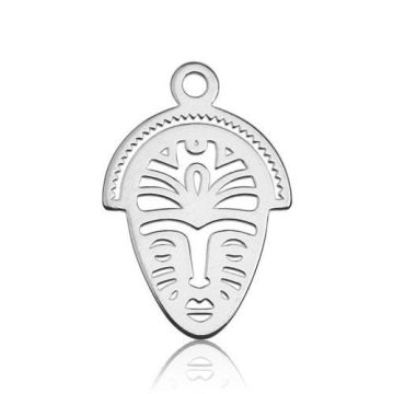 Charm African Mask Silver 925 BL 245 - 0,4 mm