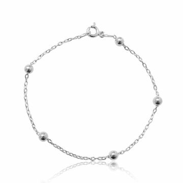 Bracelets with balls Silver 925 - 18 cm