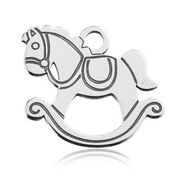 Charm Rocking Horse, silver 925 BL 804 - 0,4 mm