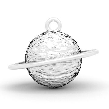 Decorative pendant - planet Saturn, Silver 925 P21