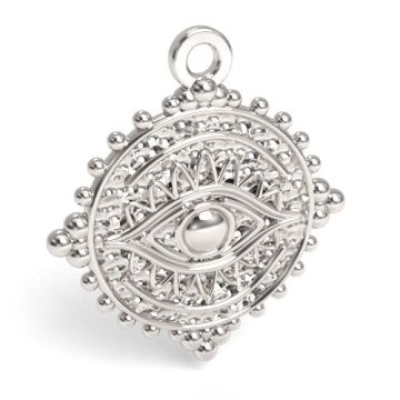 Charm with an eye, luck charm, silver 925 S-CHARM 667