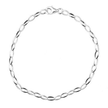 Rolo bracelet, silver 925 R026 - 18 cm