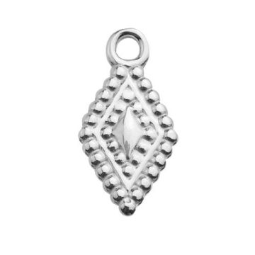 Charm Spotted Square Silver 925 S-CHARM 381