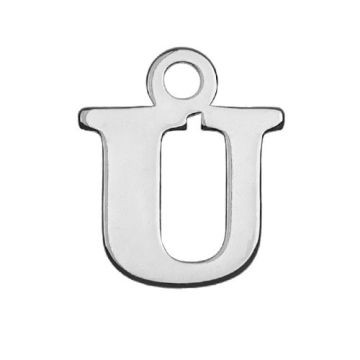 Charm Letter 'U' Silver 925 MBL U - 0,8 mm