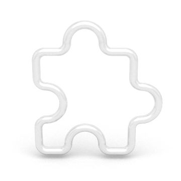 Decorative pendant - puzzle, 925 silver D48