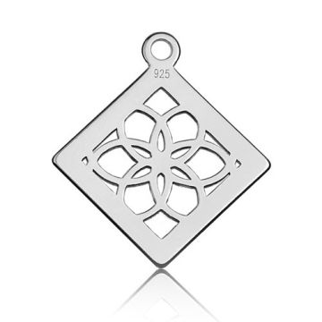 Charm Flower Silver 925 BL 370 - 0,4 mm