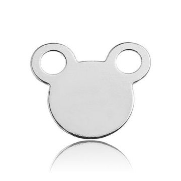 Zawieszka celebrytka - Myszka Mickey, srebro próba 925 BL 259 - 0,8 mm