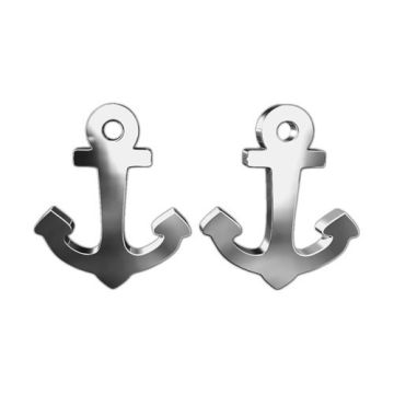 Earrings, earstuds Anchor Silver 925, SZ 43