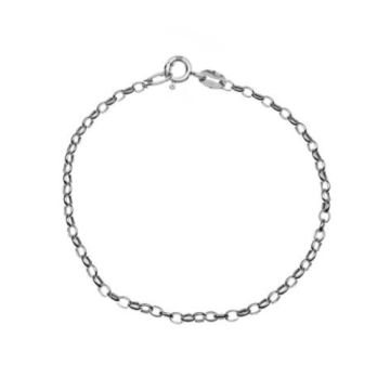 Bransoletka srebrna dziecięca, próba 925 R034 - 14 cm