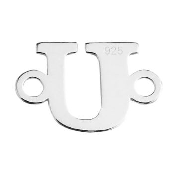 Connector Letter U Silver 925 CMBL U - 0,8 mm