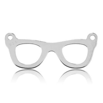 Charm/Link GLASSES Silver 925 BL 147 - 0,4 mm