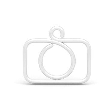 Decorative pendant - camera, 925 silver D28