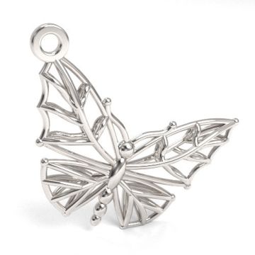 Decorative open-work butterfly, silver 925 S-CHARM 680