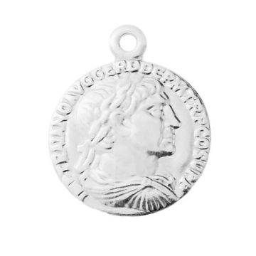 Charm Coin, silver 925 3P