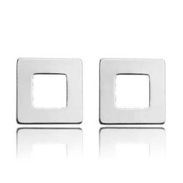 Earstuds, earrings Squares Silver 925, SZ 22