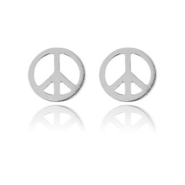 Earstuds, earrings Peace Silver 925 SZ 60