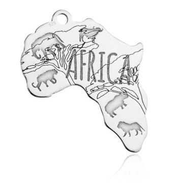 Charm Africa Silver 925 BL 756 - 0,4 mm