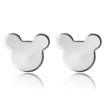 Earstuds, earrings Mickey Mouse Silver 925, SZ 19