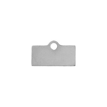 Rectangular Tag Silver 925 BL 187 - 0,4 mm