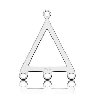 Earrings finding Triangle Silver 925 BL 327 - 0,4 mm