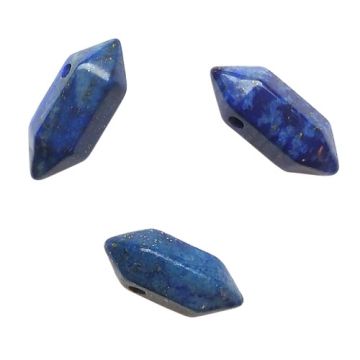 Natural stone Lapis Lazuli - arrowhead, icicle, amulet - small 20x9 mm