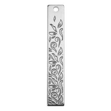 Charm Engraved Bar Silver 925 BL 260 - 0,4 mm