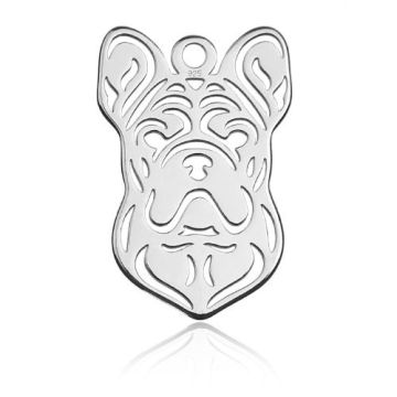 Charm Dog - French Bulldog Silver 925 BL 470 - 0,4 mm