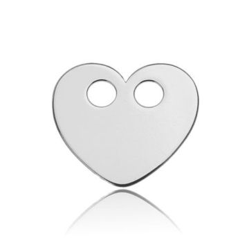 Charm 'Celebrities' Heart Silver 925 BL 258 - 0,4 mm