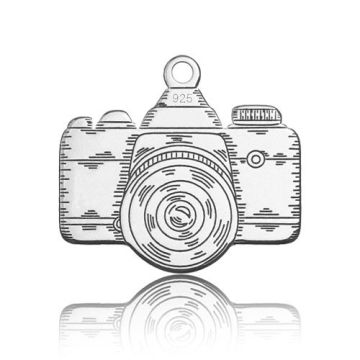 Charm Camera Silver 925 BL 415 - 0,4 mm