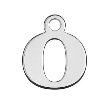 Charm Letter 'O' Silver 925 MBL O - 0,4 mm