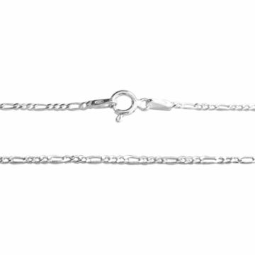 Silver chain - Figaro weave, 925 fineness FIGARO040N - 40 cm