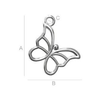 Charm Butterfly Silver 925 ODL-00016