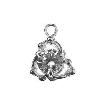 Zircon Pendant Silver 925 W 289