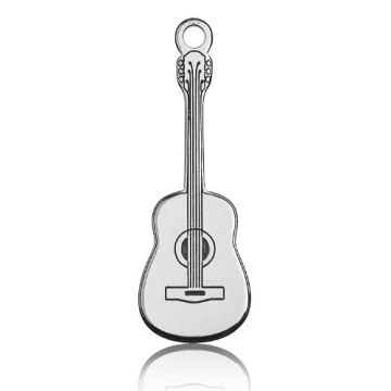 Charm Classic Guitar Silver 925 BL 374 - 0,8 mm