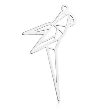 Charm Parrot Origami Silver 925 BL 630 - 0,4 mm